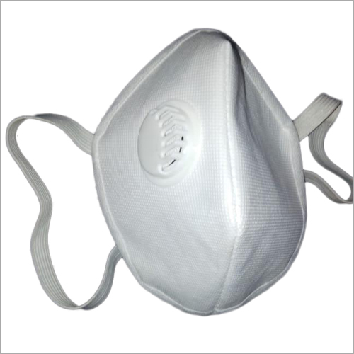 Pollution Face Mask - Non Woven, Standard Size, White | Unisex Design, Comfortable For Long Use, Effective Protection Against Dust And Mists