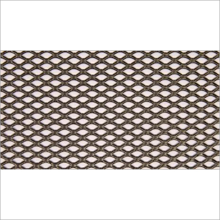 Mild Steel Expanded Metal Mesh - Color: Sliver