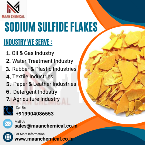 Yellow Sodium Sulphide Flakes Cas No: 1313-82-2
