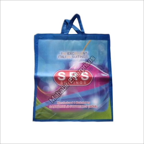 Printed Shopping Bags - Cotton, Hdpe, Kraft Paper | Multi Color, Standard Size, With Handle, Designed For Apparel And Grocery Use