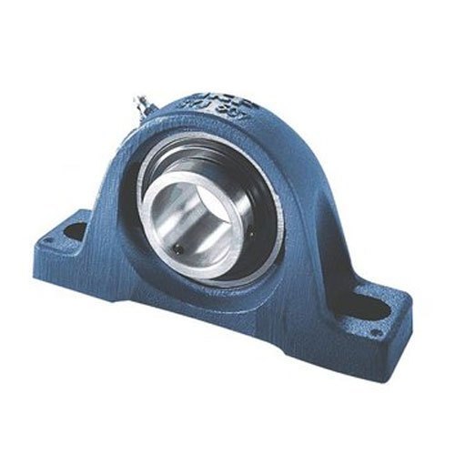 Pillow Block - Chrome Steel Material, Grease Lubrication | Ideal For Agricultural And Conveyor Machinery, Spherical Outside Diameter