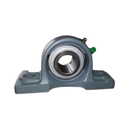 Pillow Block - Chrome Steel Material, Grease Lubrication | Ideal For Agricultural And Conveyor Machinery, Spherical Outside Diameter