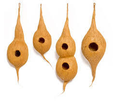 Coir Garden Coir Double Bird Nest - Eco-friendly Coconut Fiber, Teardrop Shape, Biodegradable Design Ideal For Home Decoration | Natural Look Blend In Garden