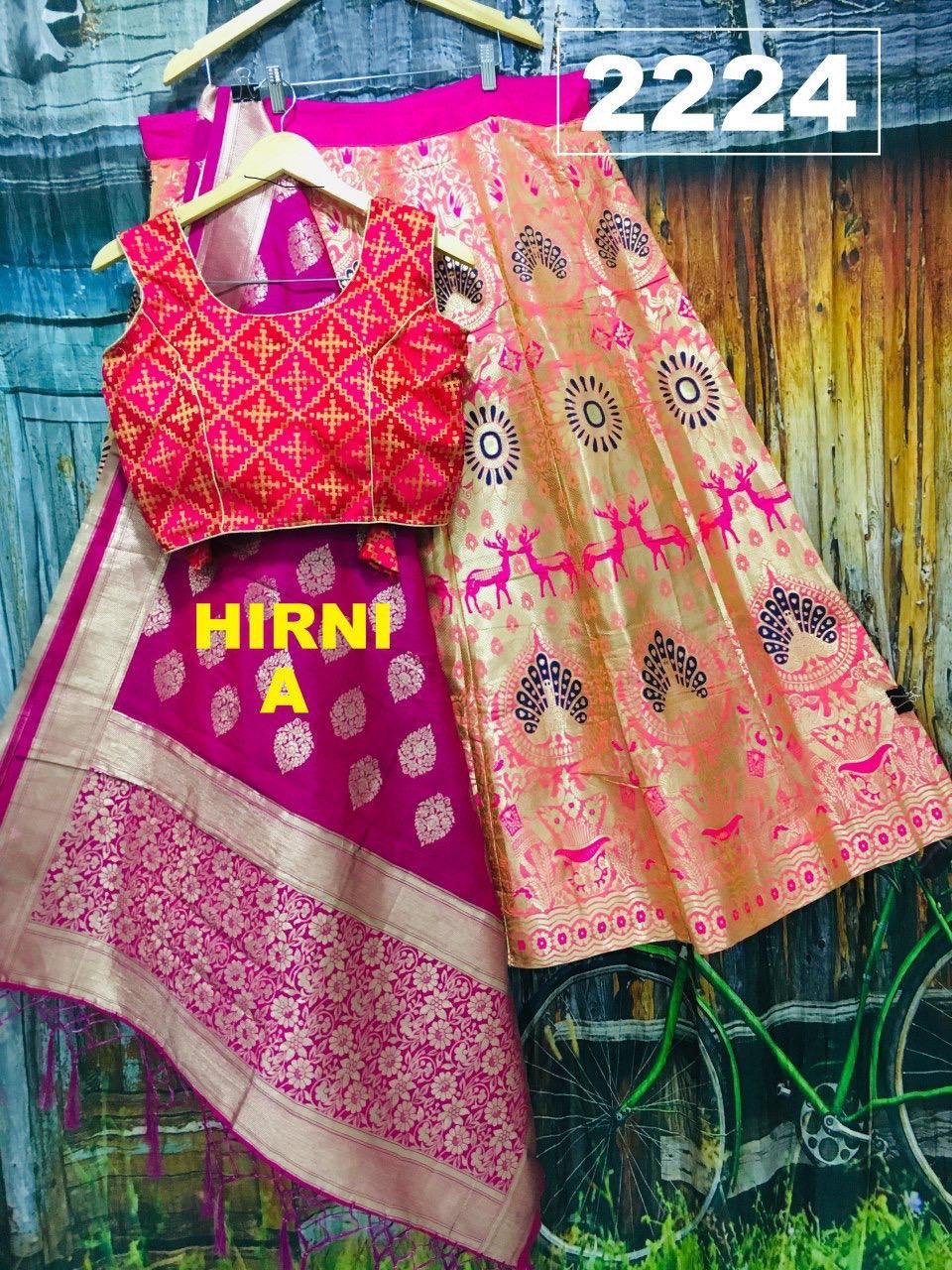 Brocade Fabric Lehenga - Semi-stitch Design Up To 42 Size, Multi-color | Anti-wrinkle, Breathable, Quick Dry, Plus Size, Designer Pure Silk Blouse, Banarasi Silk Dupatta