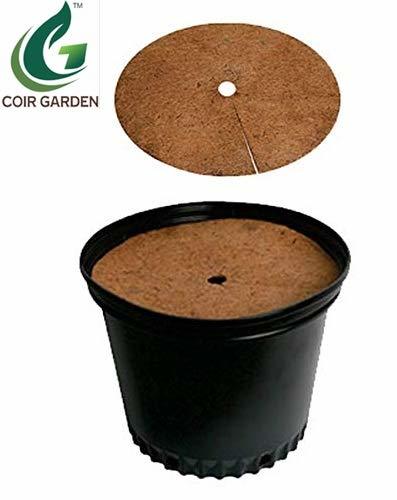 Coir Garden Coir Mulch Mat - Coconut Fiber, 2-6 Mm Thickness, Light Brown, Circular | Eco-friendly, Easily Bio-degradable, Indoor-outdoor Use