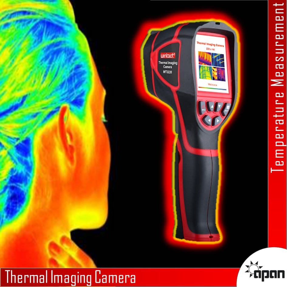 Thermal Imaging Camera - Infrared Resolution 320x240 | Free Stand Design, Real-time Analysis, Adjustable Emissivity, Dual Image Storage