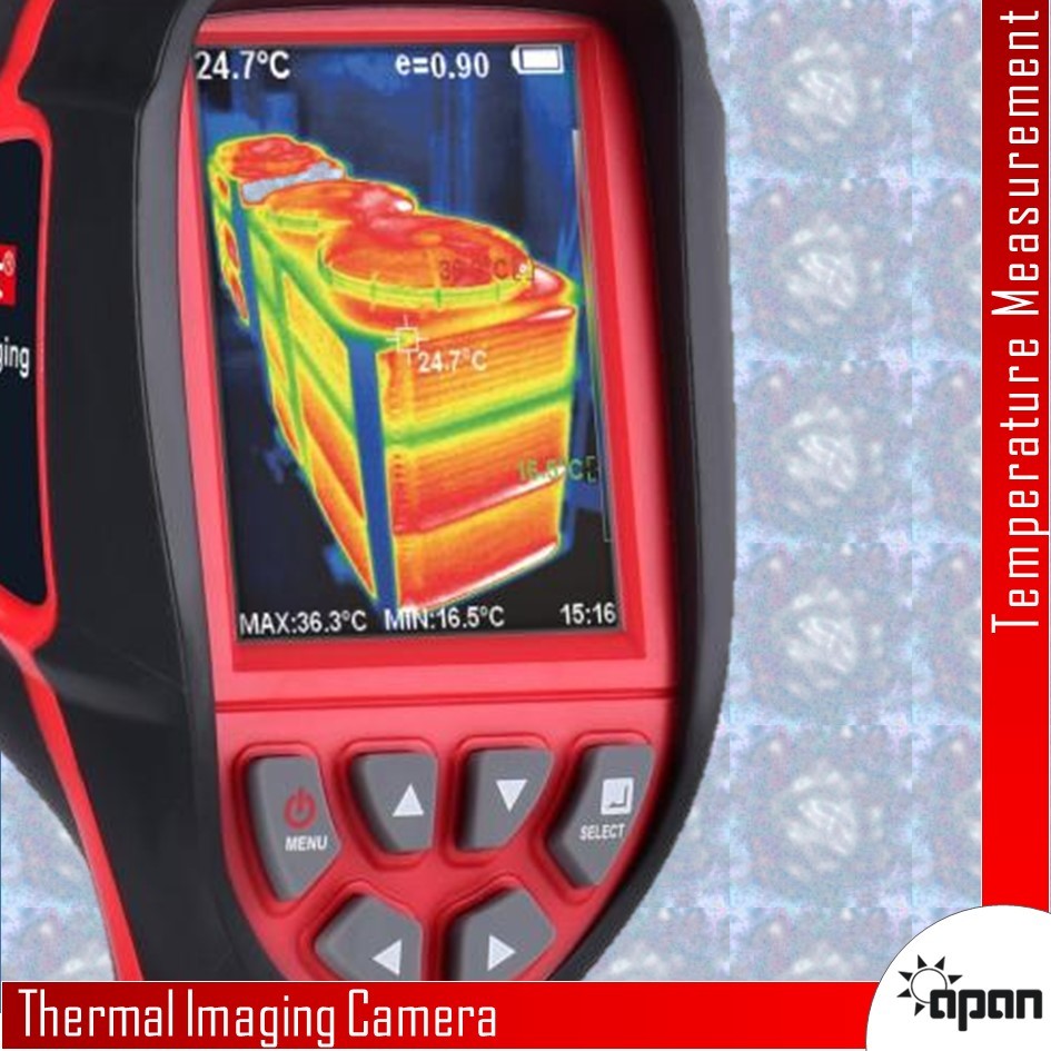 Thermal Imaging Camera - Infrared Resolution 320x240 | Free Stand Design, Real-time Analysis, Adjustable Emissivity, Dual Image Storage