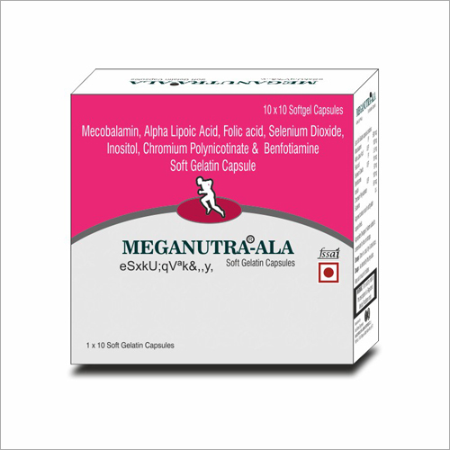 Mecobalamin Alpha Lipoic Acid Folic Acid Selenium Dioxide And Benfotiamine Soft Gelatin Capsules