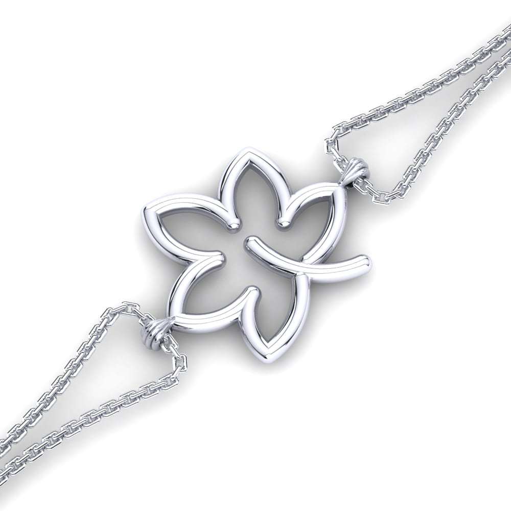 Gemstone Silver Bracelet - 925 Sterling Silver, All Us Sizes Available | Chain & Link Design, Nickel-free Rhodium Plating, Ideal For Anniversary, Engagement, And Gifts