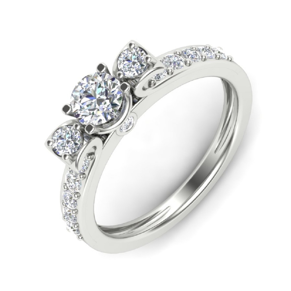Cubic & Swarovski Zirconia Silver Jewelry Gender: Women