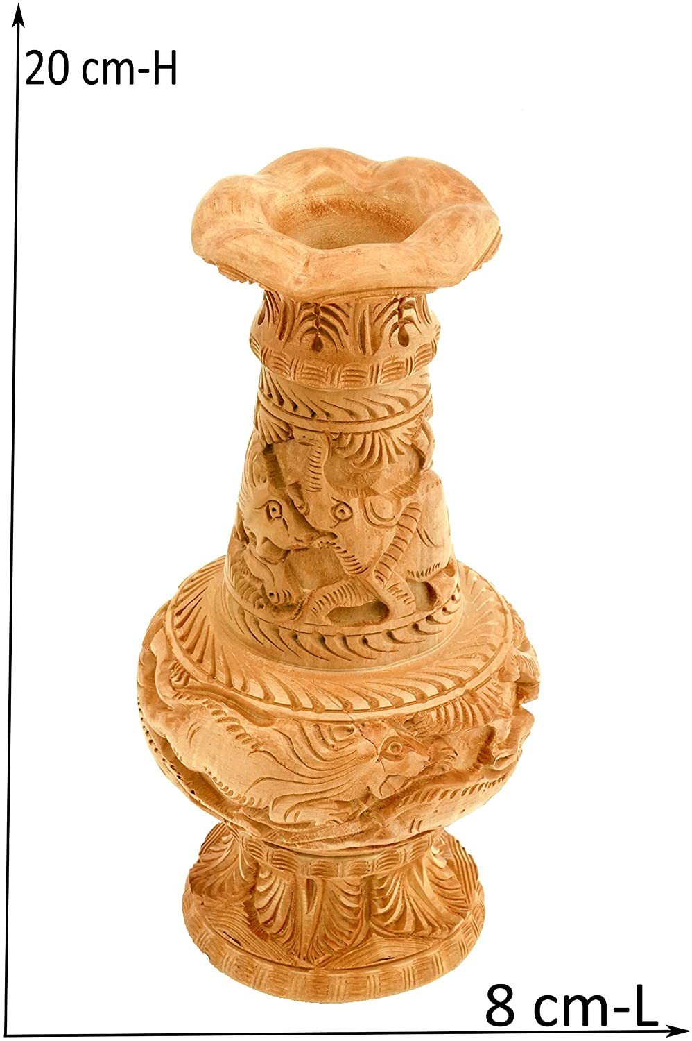 Wood Wooden Flower Pot/ Vase