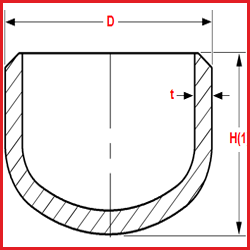 Buttweld End Cap Welded/erw