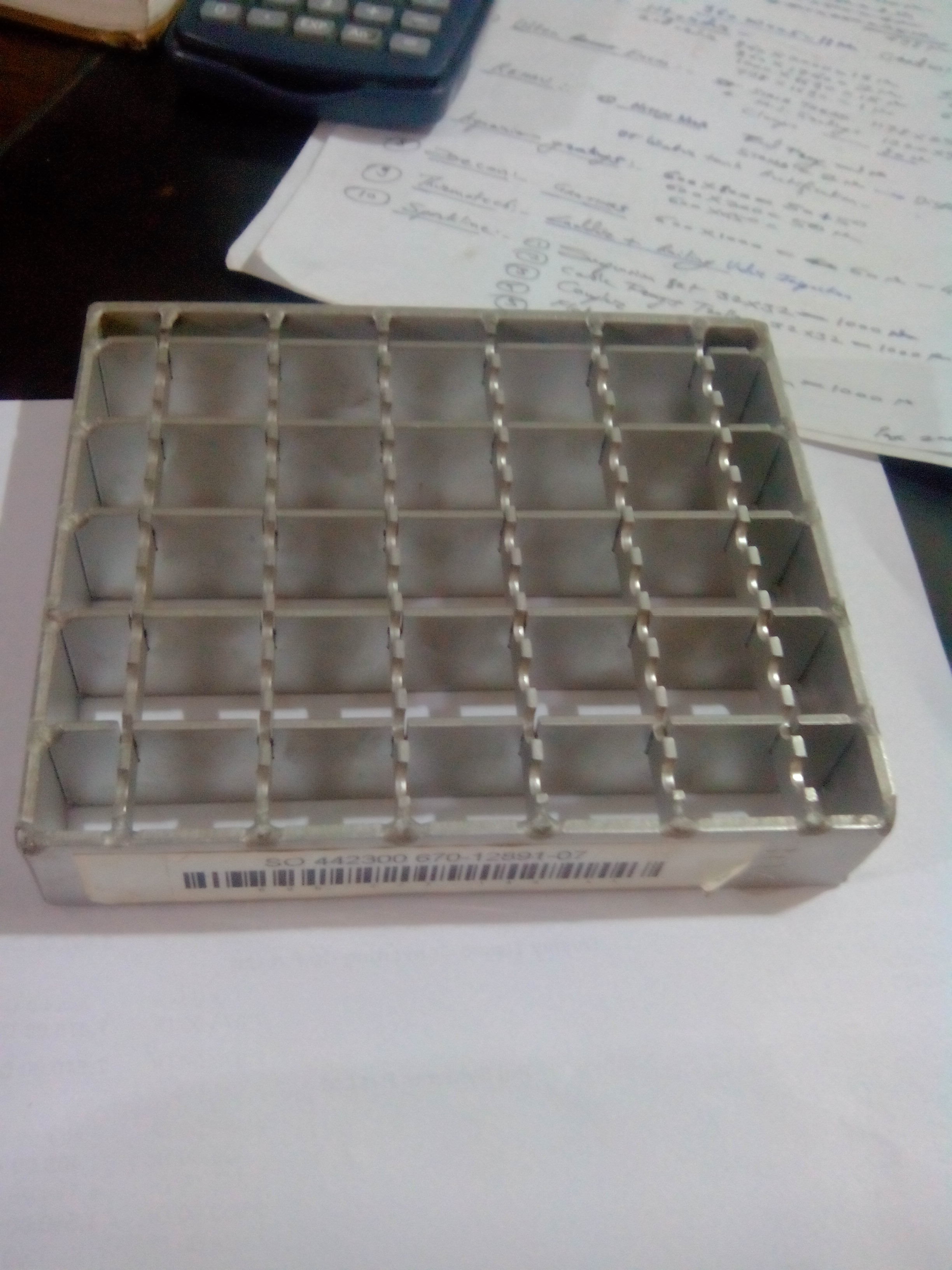 Stainless Steel Grating - Ss304/ss316 Material, Customized Sizes From 20mm To 50mm Height | Heavy Duty, Anti-slip Serrated Surface, Ideal For Food & Chemical Industries