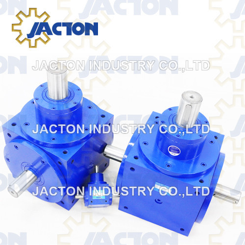 Small Size Mini Right Angle 1: 1 Ratio Jtp65 Spiral Bevel Gearbox