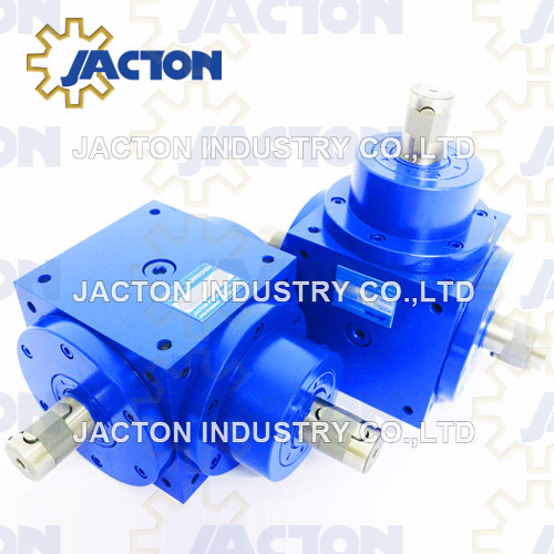 High Torque Jtp170 Gear Transmission Ratio 1: 1 Spiral Bevel Gearbox