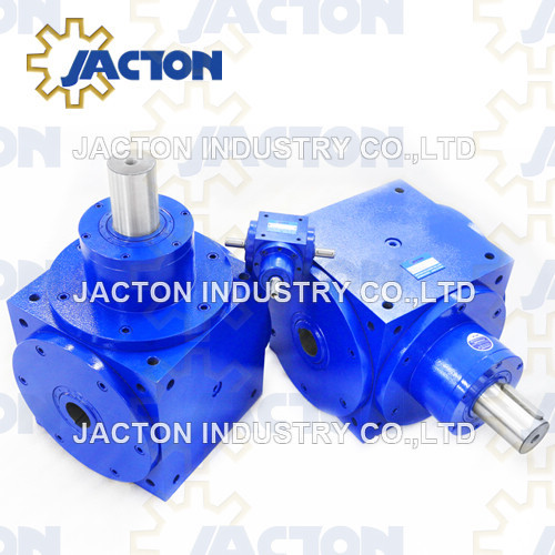 Jth90 Hollow Shaft 3 Way Bevel Gearbox 1: 1 Ratio Small Gearboxes Hollow Shafts