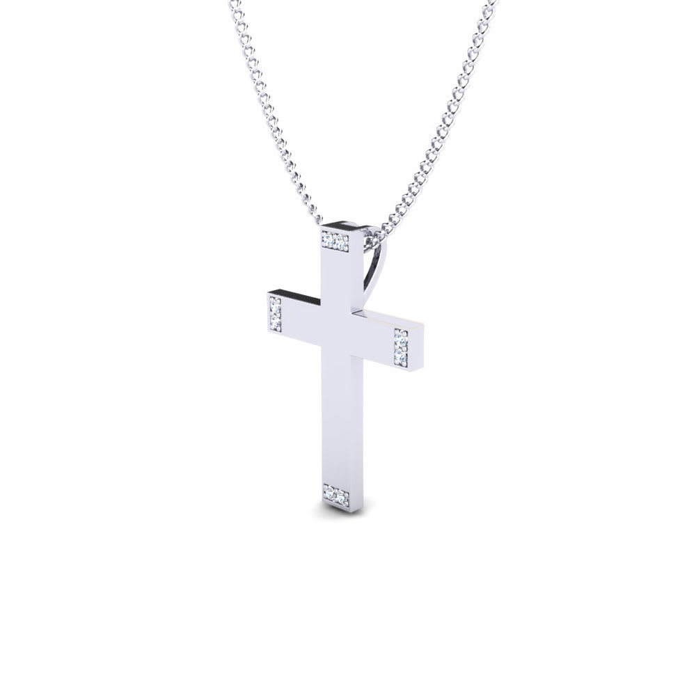 Holy  Jesus Silver Cross Pendant Gender: Women