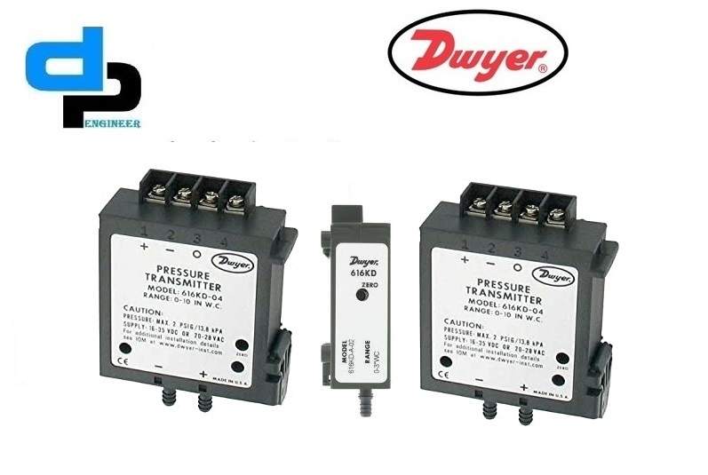 Dwyer 616kd-02 Differential Pressure Transmitter Accuracy: A 0.25% %
