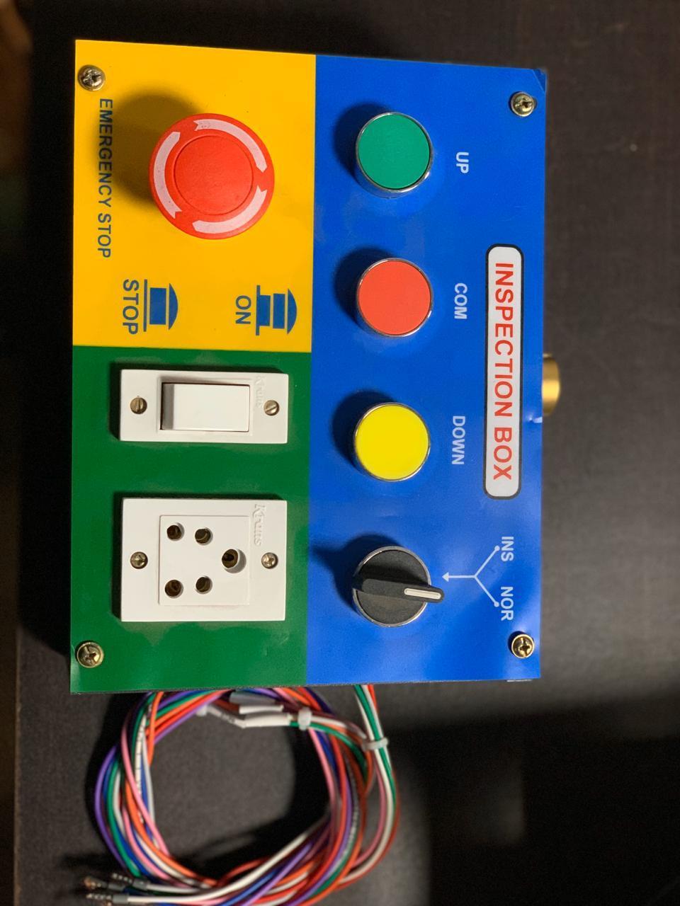 Elevator Inspection Box - Abs Plastic, 12" X 10" X 4" , Blue Color, Ip65 Rated, -20°c To 60°c Operating Temperature, 12v Dc Power