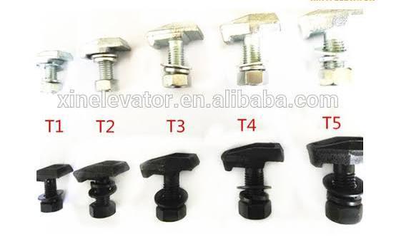 Elevator Guide Clip - Zinc Plated Steel, Screw Installation For Various Elevator Cabs