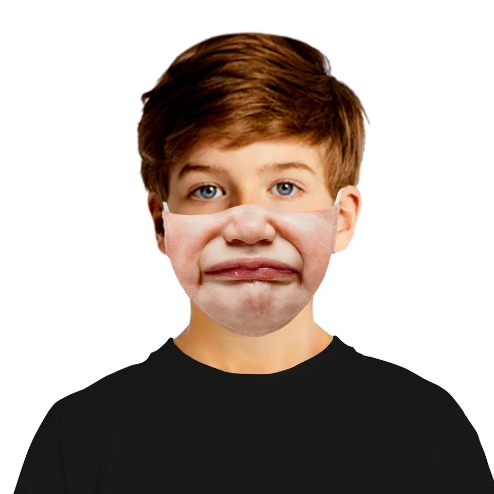 3d Face Mask - Polyester & Spandex Fabric , Adjustable Nose Bridge For Custom Fit, U-shaped Design For Enhanced Comfort And Sealing