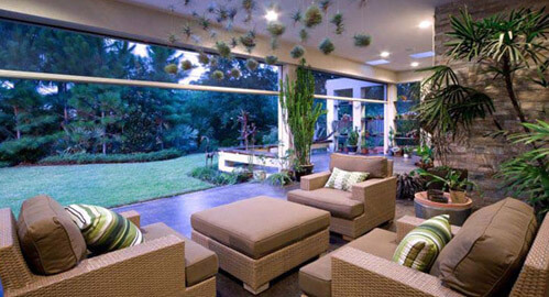 Motorised Retractable Screen - Metal Frame, 17/14 Mesh Size, Silver Color | Energy Efficient, Uv Ray Protection, Seamless Design For Home And Office