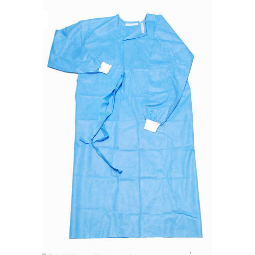 Clear Blue Disposable Plastic Apron
