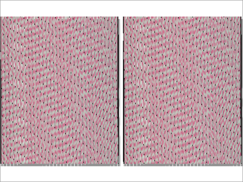 Pink -White-Grey Flat Knit Baby Blanket Reversible