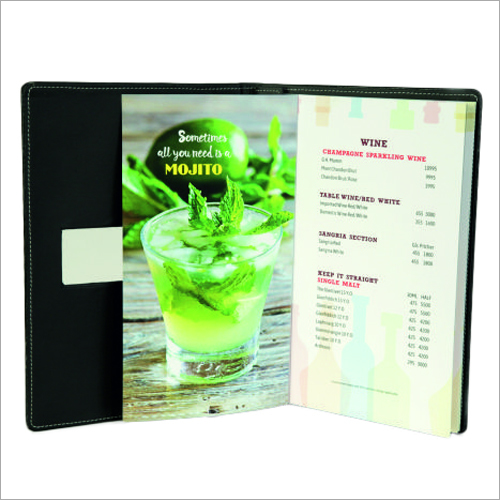 Designer Leatherite Menu