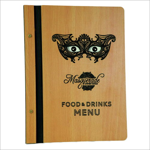 Wooden Restaurant Menu