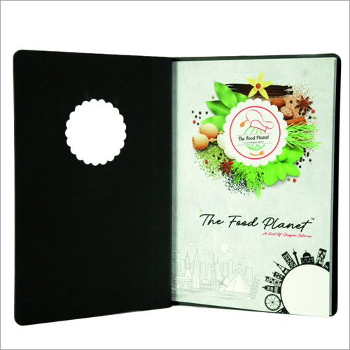 Designer Wooden Menu