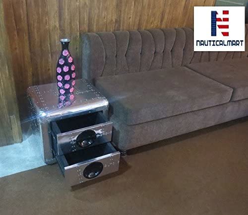 Aviator Side Table - Metal Side Table - Metal End Table - Coffee Side Table - Office Furniture