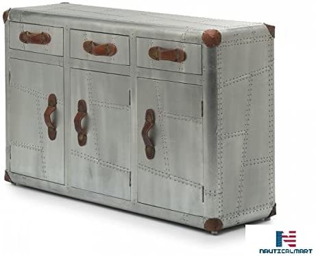 Nauticalmart Aviator 3 Door Sideboard End Table