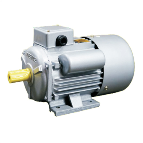 Blue Single Phase Dual Capacitor Electric Motor