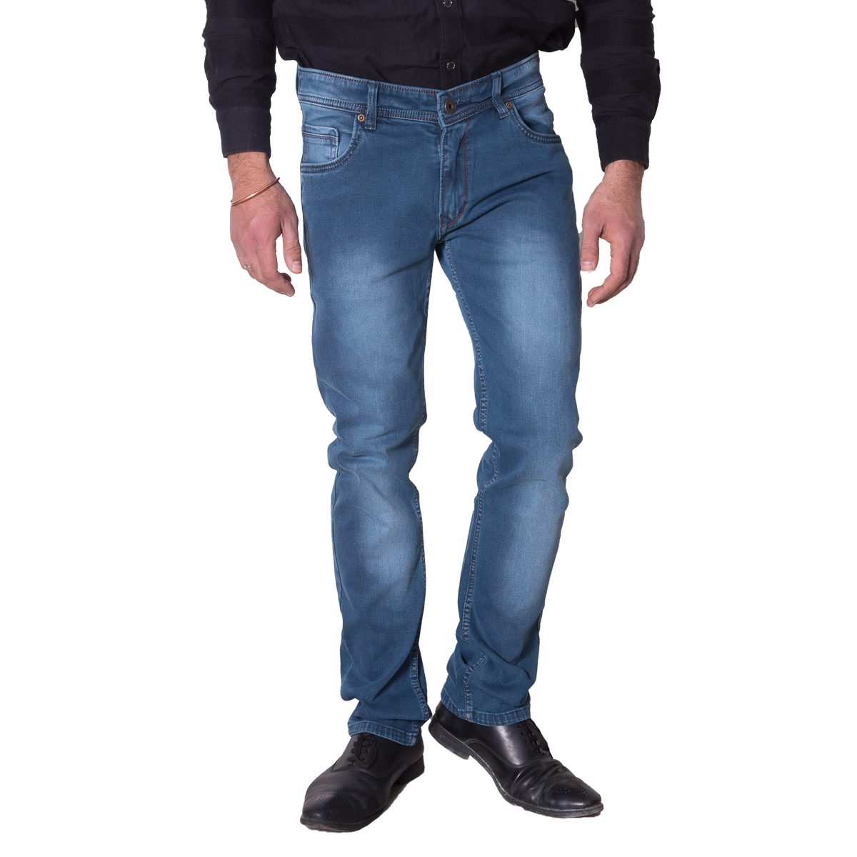 Trifoi Banded Jeans With Bill Age Group: 7-8 Years