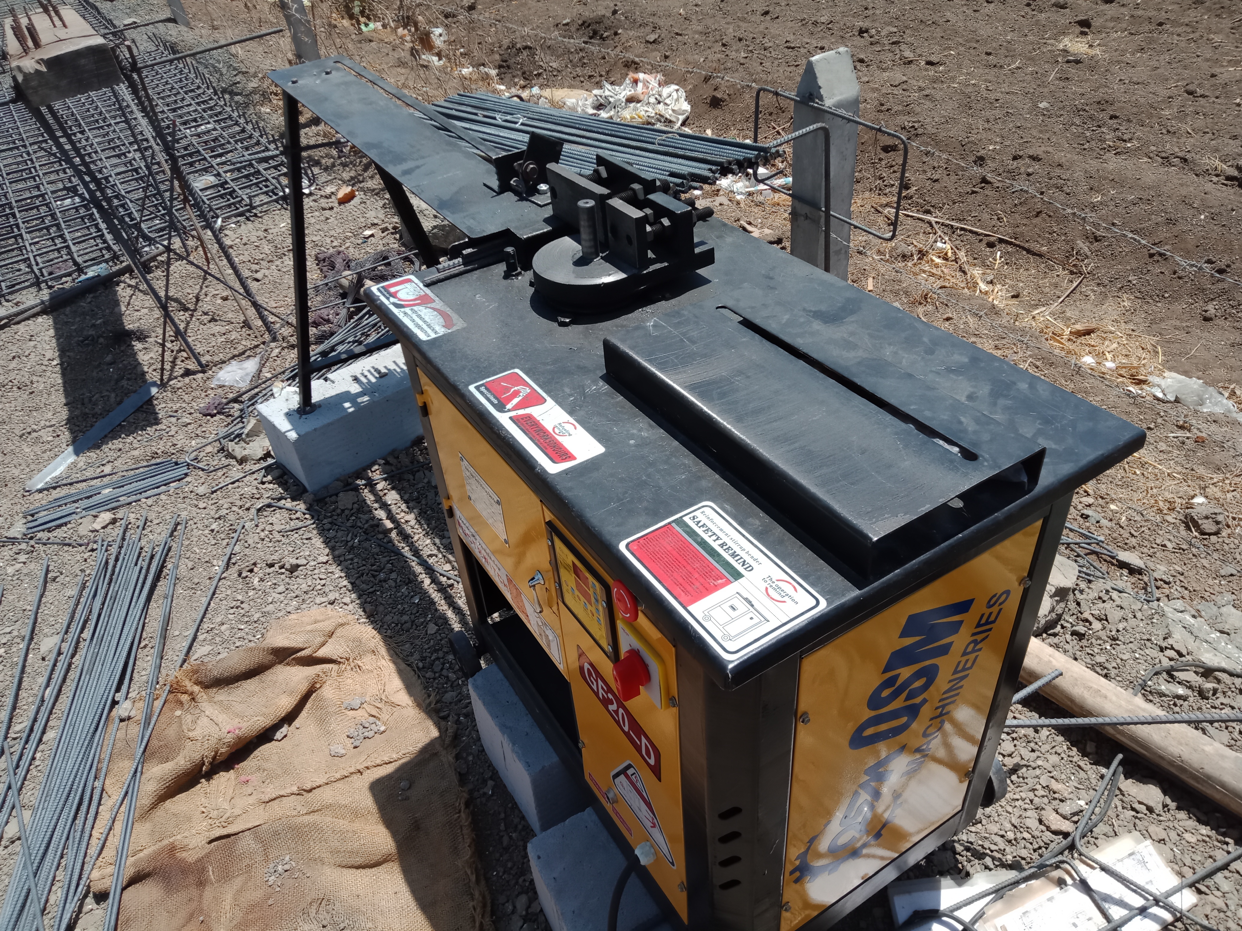 Gf20d Stirrup Bending Machine Bending Angle: 0-180degree