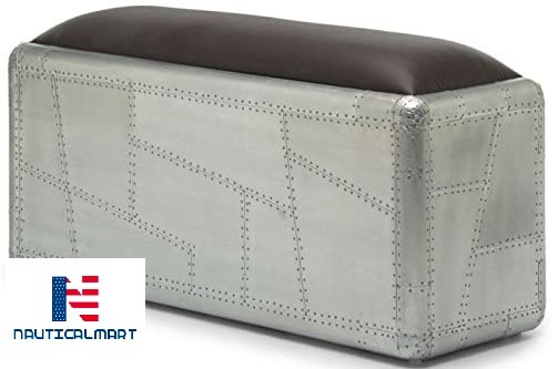 Nauticalmart Aviator 2 Drawer Bench Home And Office Decor Collection