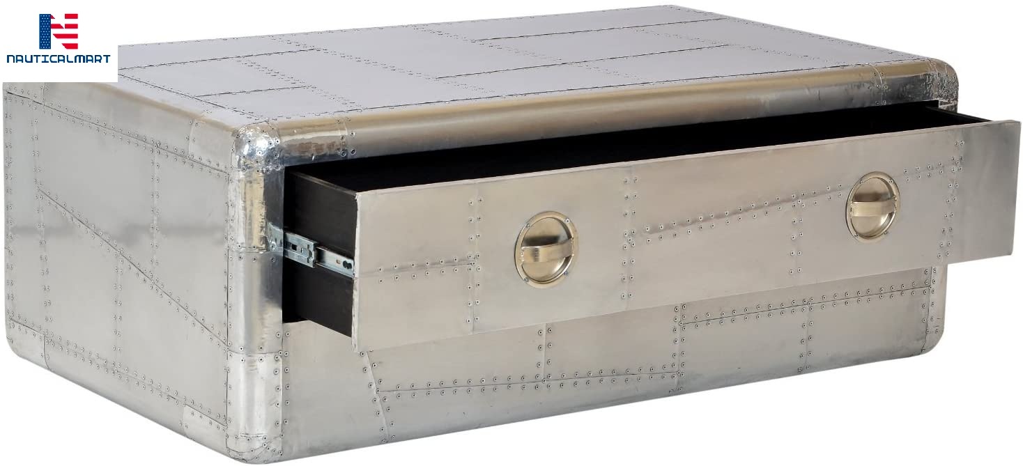 Blackhawk 40" Aviator Coffee Table By Nauticalmart