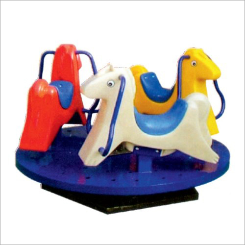Plastic And Metal Horse Merry Go Round