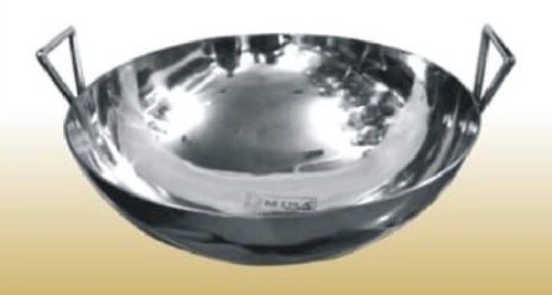 मेटल कड़ाही Ss 3 मिमी - 12" से 30" व्यास का है.