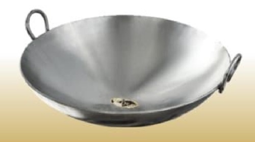 स्टील मिरर पॉलिश्ड कड़ाही मिल्क है जो 5 मिमी - 14" व्यास का है। 36" व्यास तक।