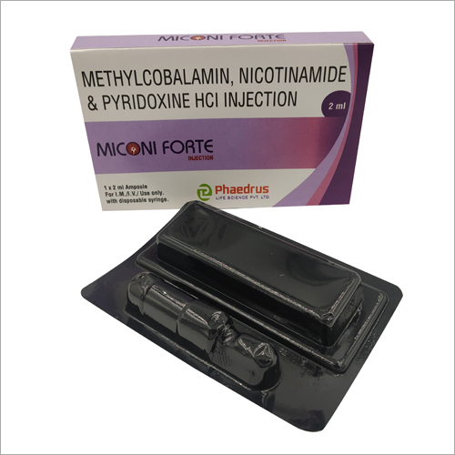 Methylcobalamin Injection - 1000mcg Mecobalamin, 100mg Pyridoxine, 100mg Nicotinamide | Liquid Formulation, Safe For All, Store In Cool Dry Place