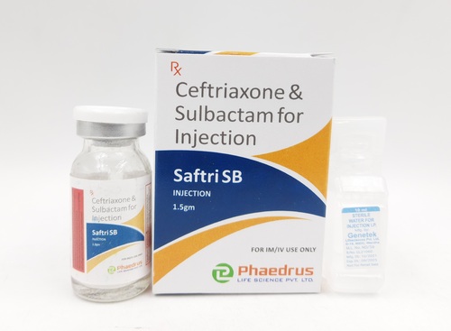 Ceftriaxone And Sulbactam Injection - Broad Spectrum Antibiotic, Effective Against Multiple Infections, Enhanced Efficacy with Sulbactam