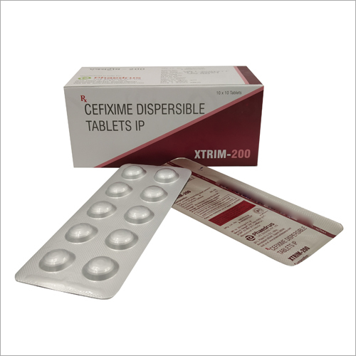 Cefixime Dispersible Tablets - 200mg, 10x10 Alu Alu | Suitable For All, Store in Cool and Dry Place, Dosage As Per Doctor's Advice