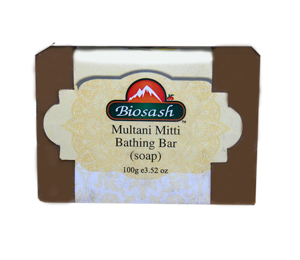 Multani Mitti Bathing Bar Soap - Handmade Natural Multani Mitti, Anti-aging & Antioxidant Care For Healthy Skin
