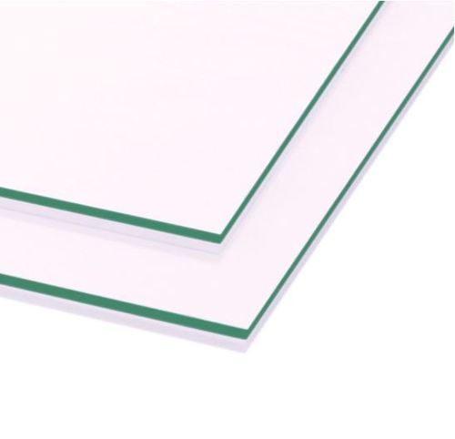 Fluorine Doped Tin Oxide Coated Glass - Specified Resistivity (10 ohms/sq) , Industrial Grade, Solid Form, Thickness (1800-2000 microns), Haze 9%