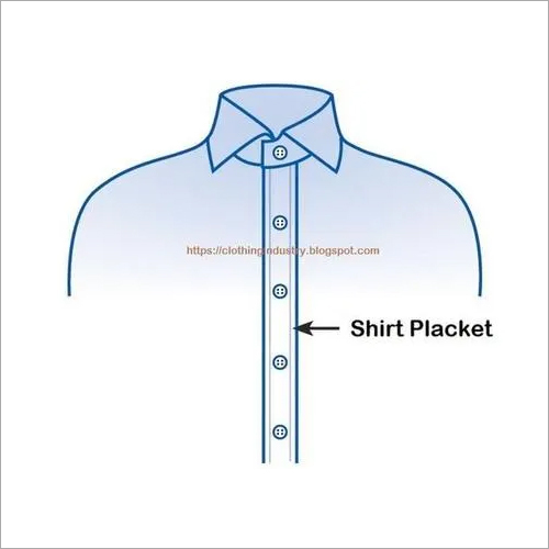 White/Black Shirt Placket