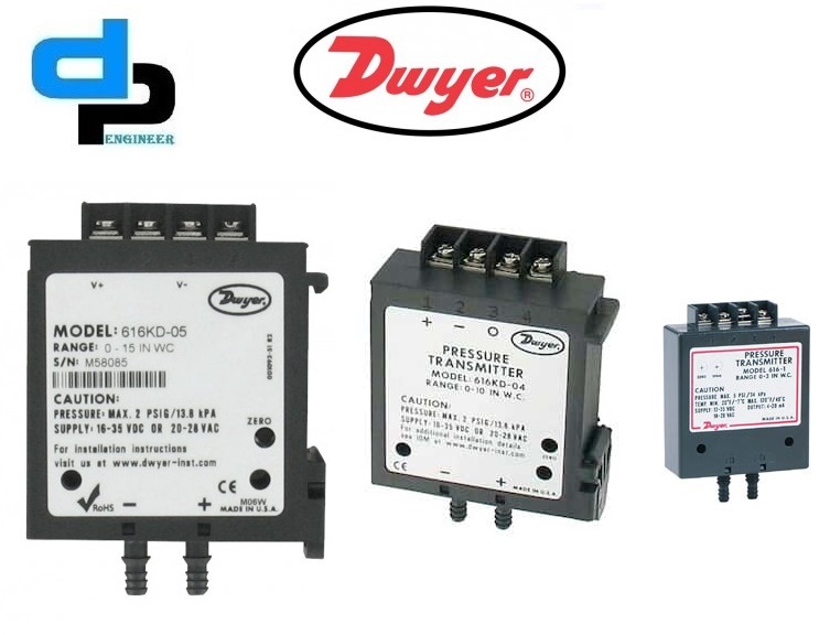 Dwyer 616kd-15 Differential Pressure Transmitter (616kd-15) Accuracy: A 2% Fs %