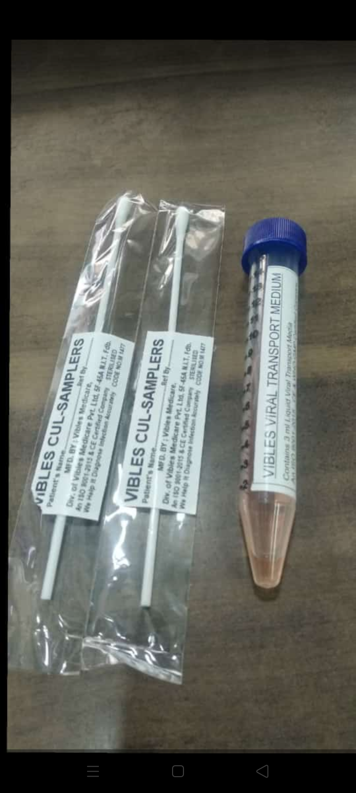 Visible Virus Transport Medium