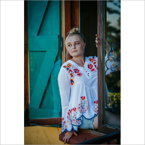 Ladies Bell Sleeve Top